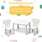 3 Pieces Toddler Multi Activity Play Dining Study Kids Table and Chair Set